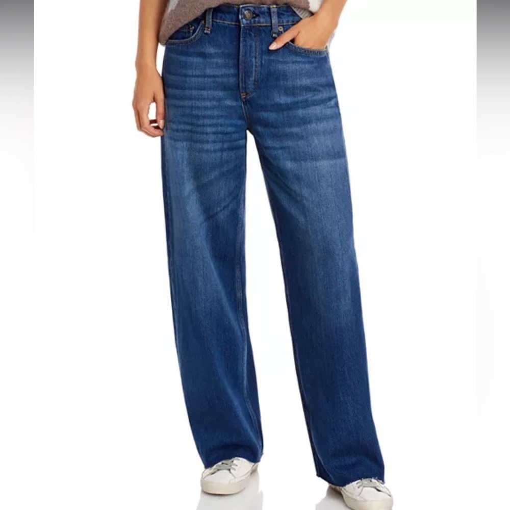 Rag & Bone Logan Wide Leg jeans in Jasper